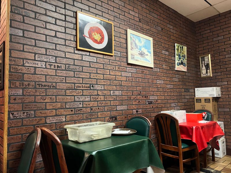 Red Tablecloths, Tony Bennett, and Names on the Brick