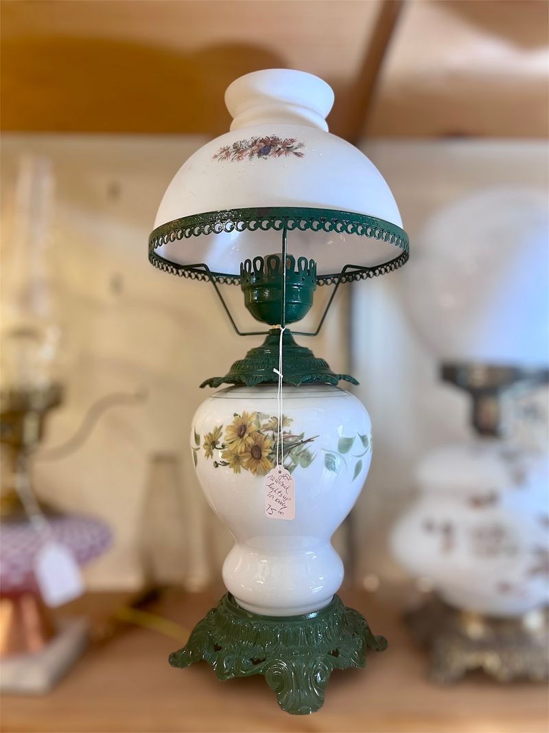 Restored Lamps and New Pottery Restored Lamps and New Pottery