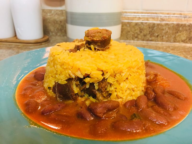 Rice, Plantains, and Crispy Little Extras Rice, Plantains, and Crispy Little Extras