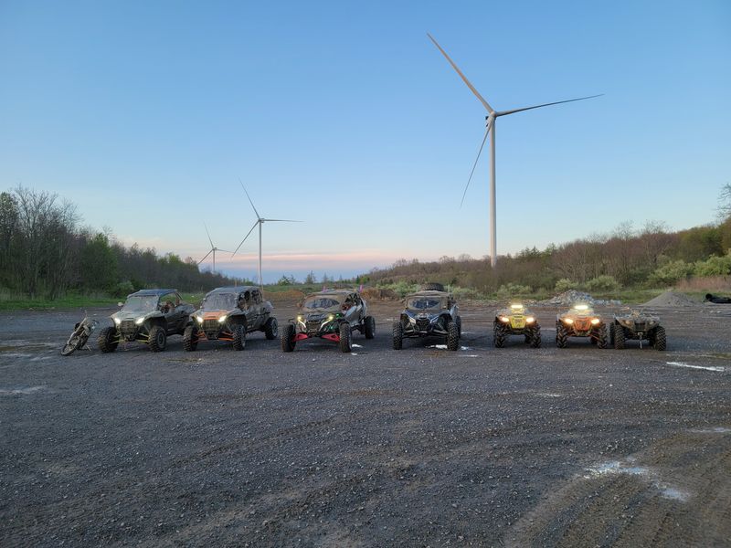 Riding Beneath the Wind Turbines