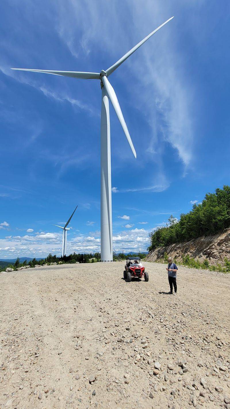 Riding Up to the Wind Turbines Riding Up to the Wind Turbines