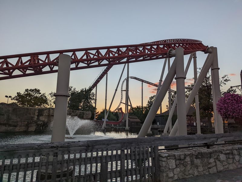 Roller Coasters Under A Dark Sky Roller Coasters Under A Dark Sky