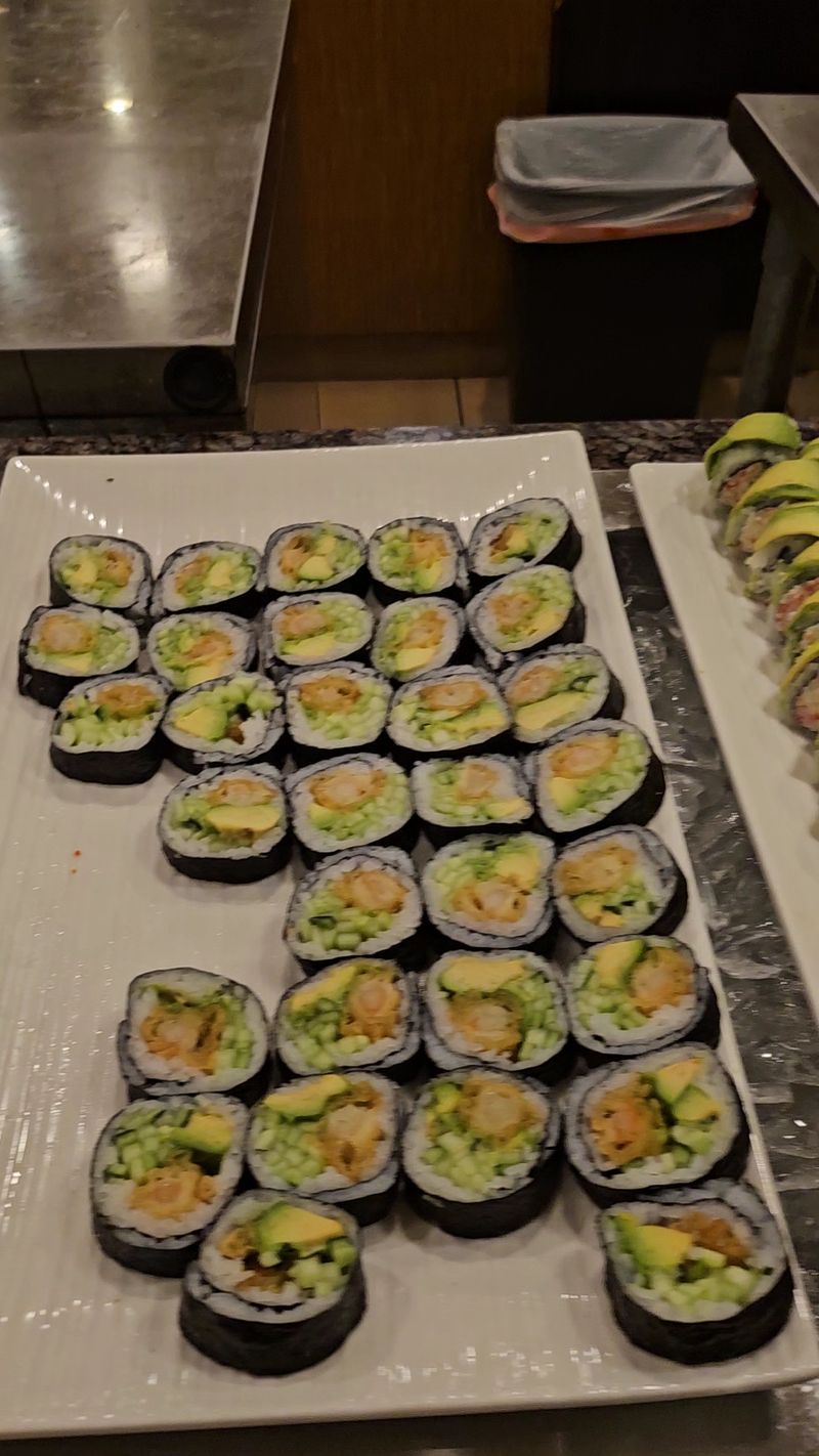 Rows and Rows of Sushi Rows and Rows of Sushi