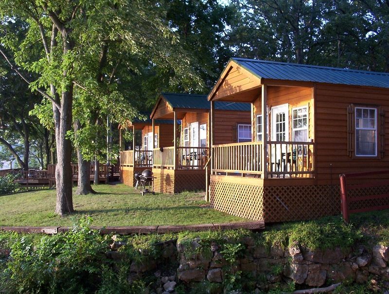 Rustic Cabins With Porches and Water Views Rustic Cabins With Porches and Water Views