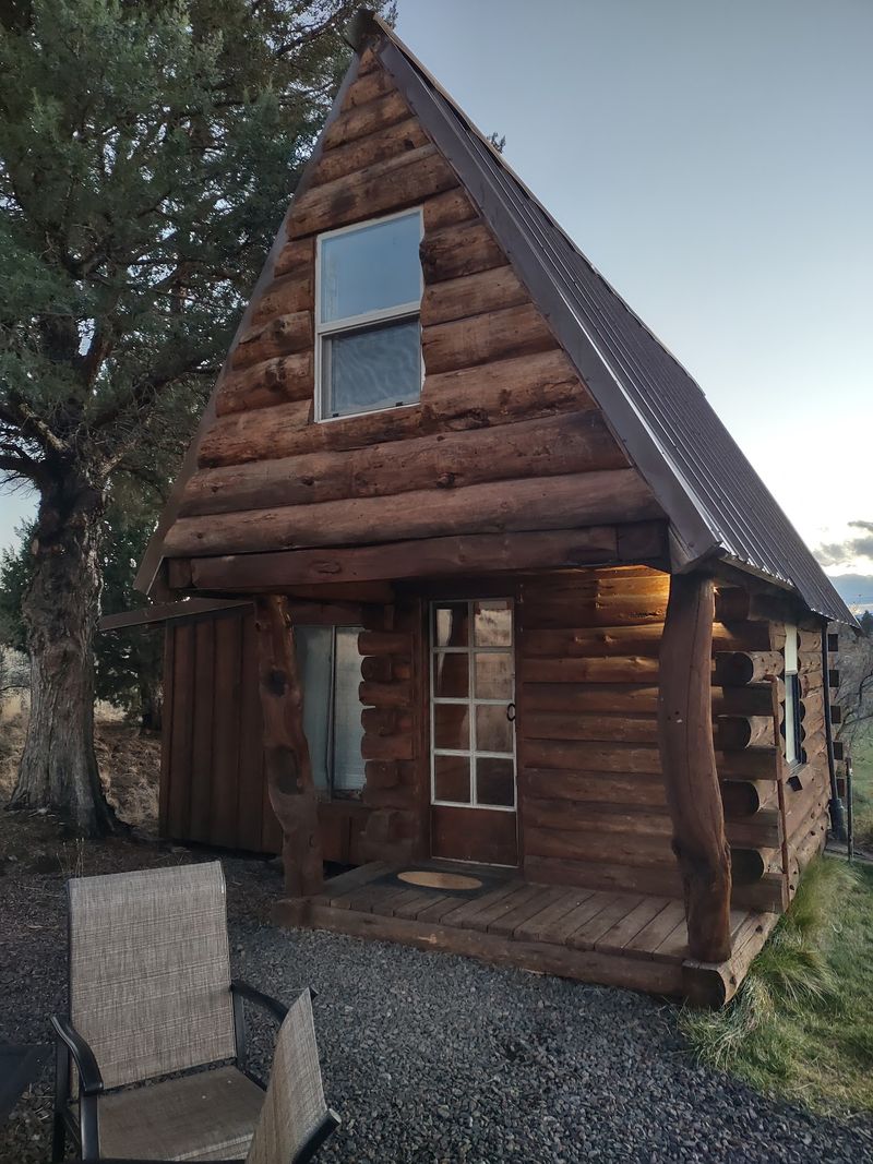 Rustic Cabins and Free Camping Across the Road