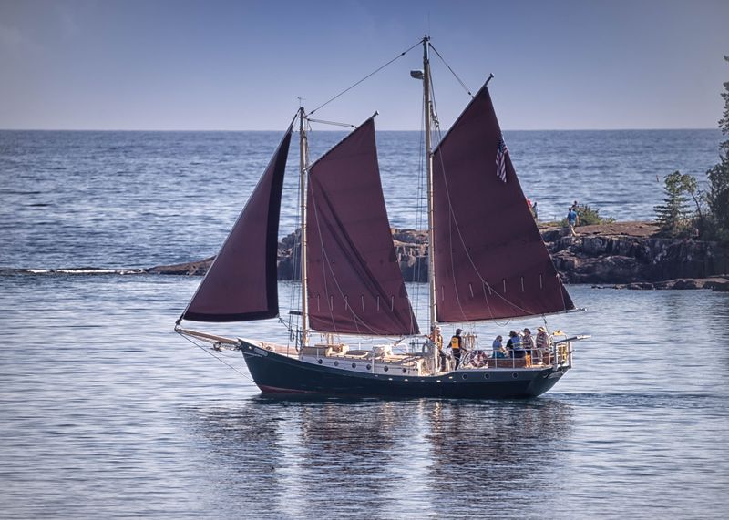 Sailing the Schooner Hjørdis