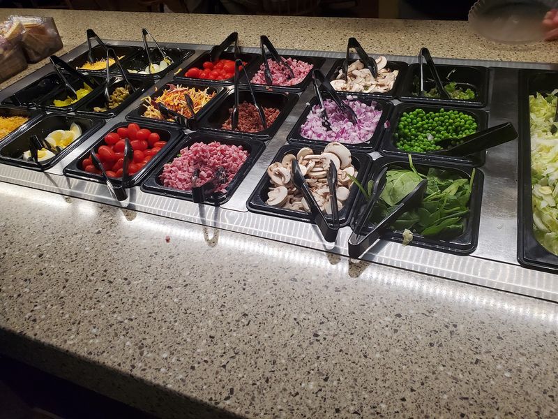Salad Bar Abundance and a Dessert Bar Worth Saving Room For Salad Bar Abundance and a Dessert Bar Worth Saving Room For