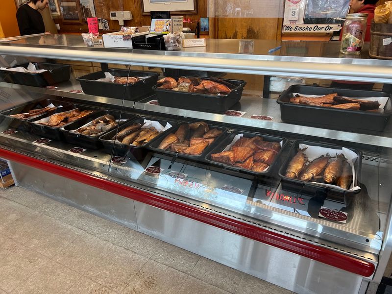 Salmon, Whitefish, And A Fish Case Full Of Choices Salmon, Whitefish, And A Fish Case Full Of Choices