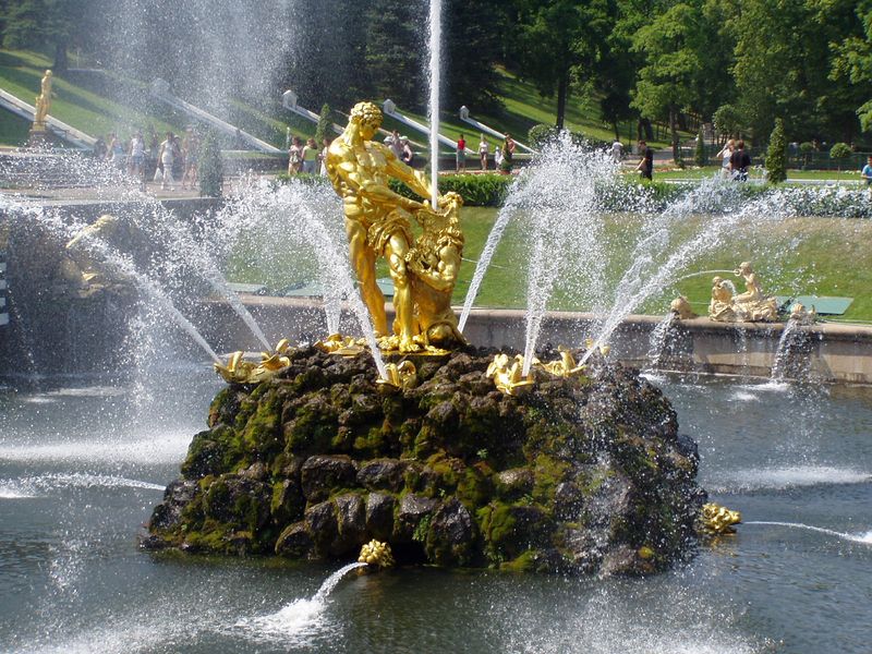 Samson Fountain at Peterhof, Russia