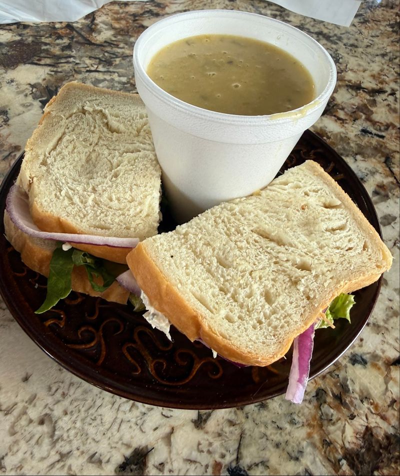 Sandwiches, Soup, and a Surprise Deli Side Sandwiches, Soup, and a Surprise Deli Side