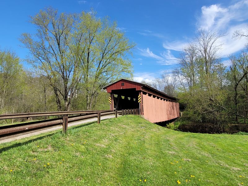 Sarvis Fork Covered Bridge, Sandyville, West Virginia Sarvis Fork Covered Bridge, Sandyville, West Virginia