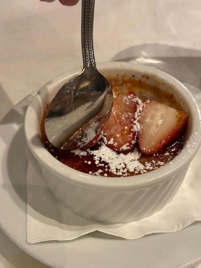 Saving Room for Creme Brulee