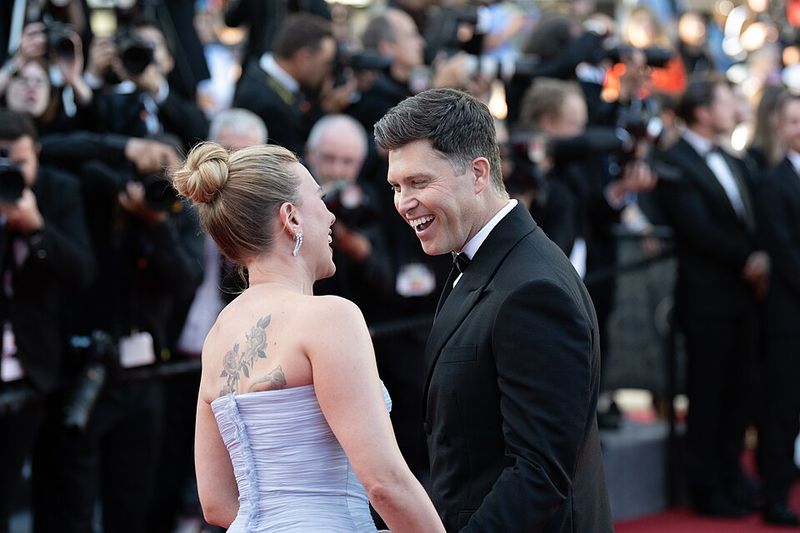 Scarlett Johansson and Colin Jost