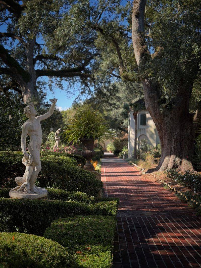 Sculptures Tucked Into the Garden Paths Sculptures Tucked Into the Garden Paths