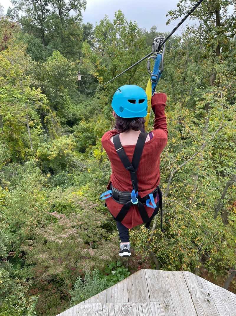 Seven Zip Lines and a View From 68 Feet