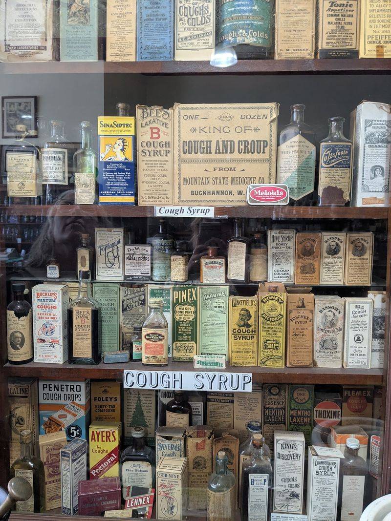 Shelves Crowded With Curious Cures