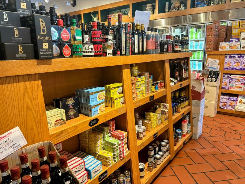 Shelves Full of Imported Pantry Goods
