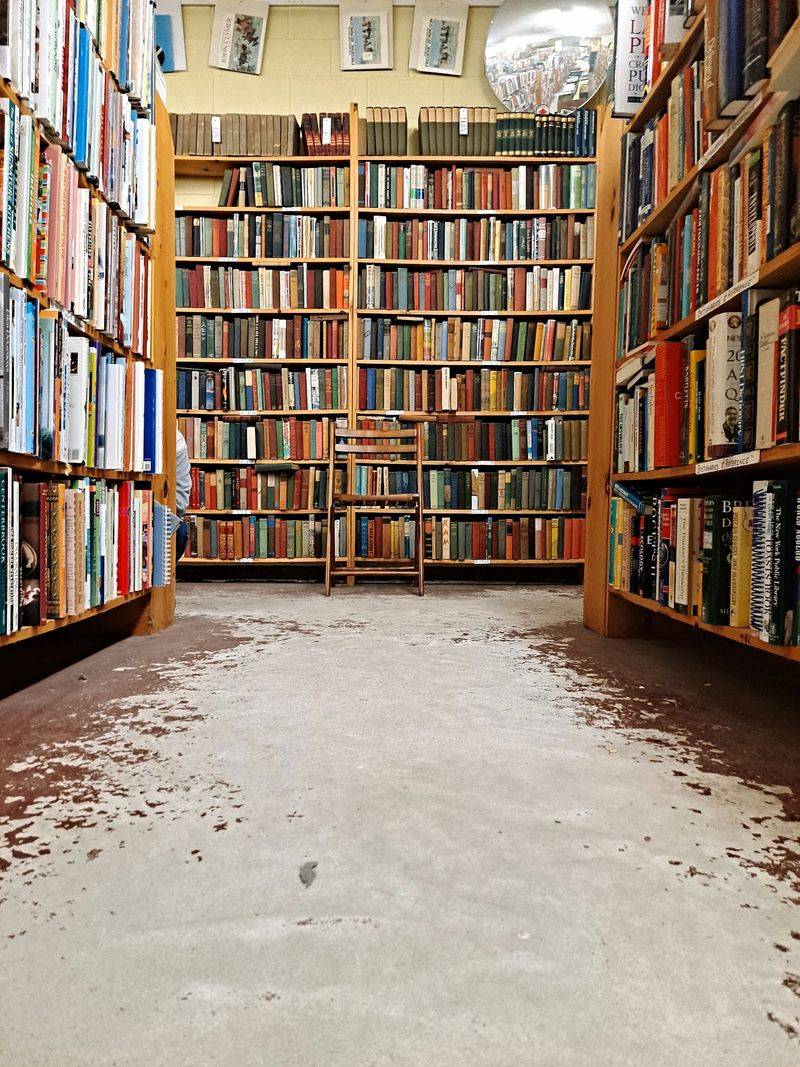 Shelves That Stretch Across a Century of Authors