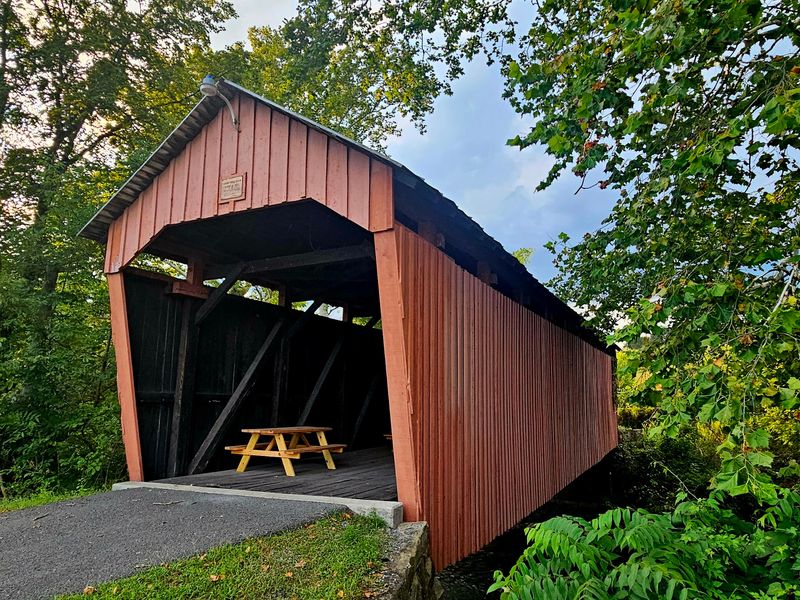 Simpson Creek Covered Bridge, Bridgeport, West Virginia Simpson Creek Covered Bridge, Bridgeport, West Virginia