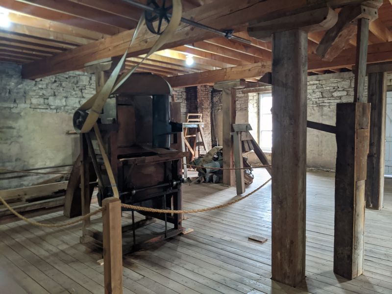 Six Floors Of Gears, Timber, And Steep Stairs Six Floors Of Gears, Timber, And Steep Stairs