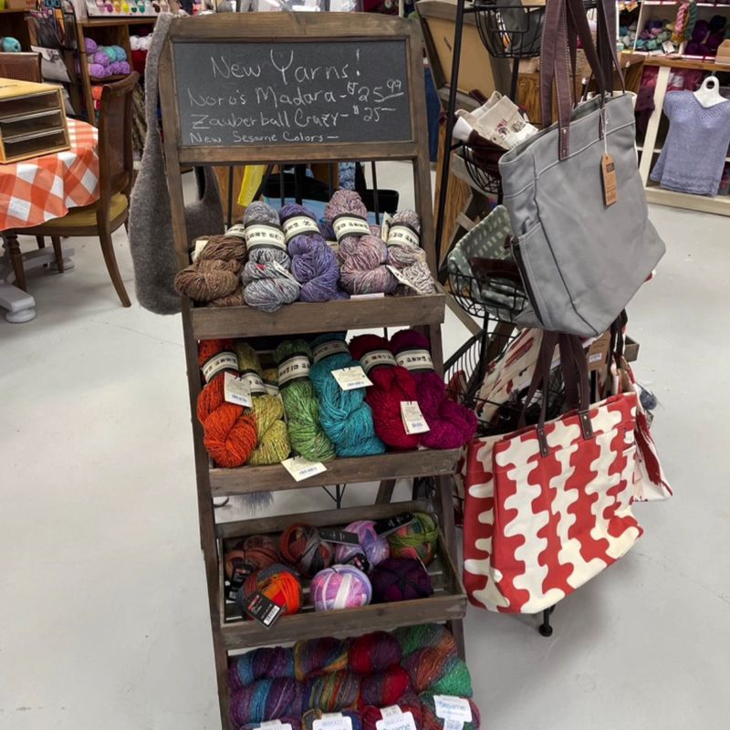 Skeins Dyed Right Here in the Region