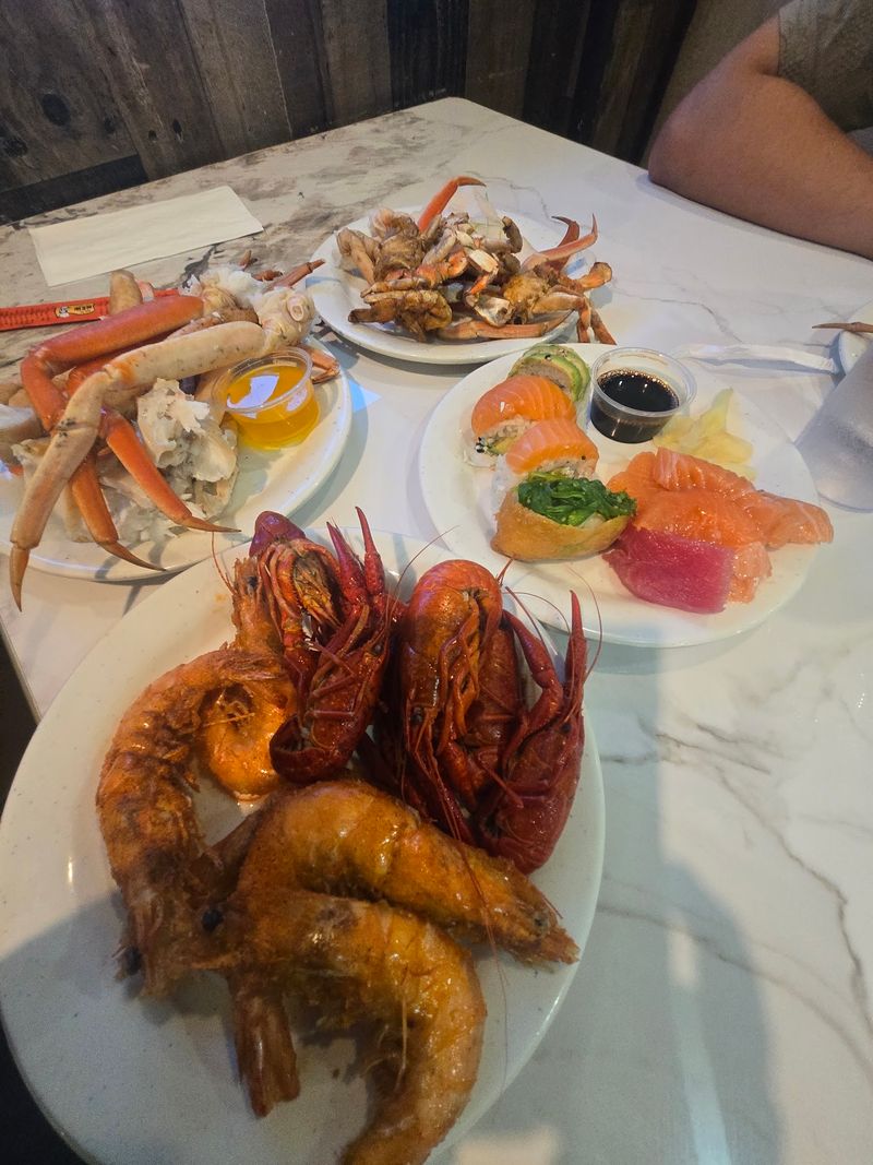 Snow Crab Served Hot