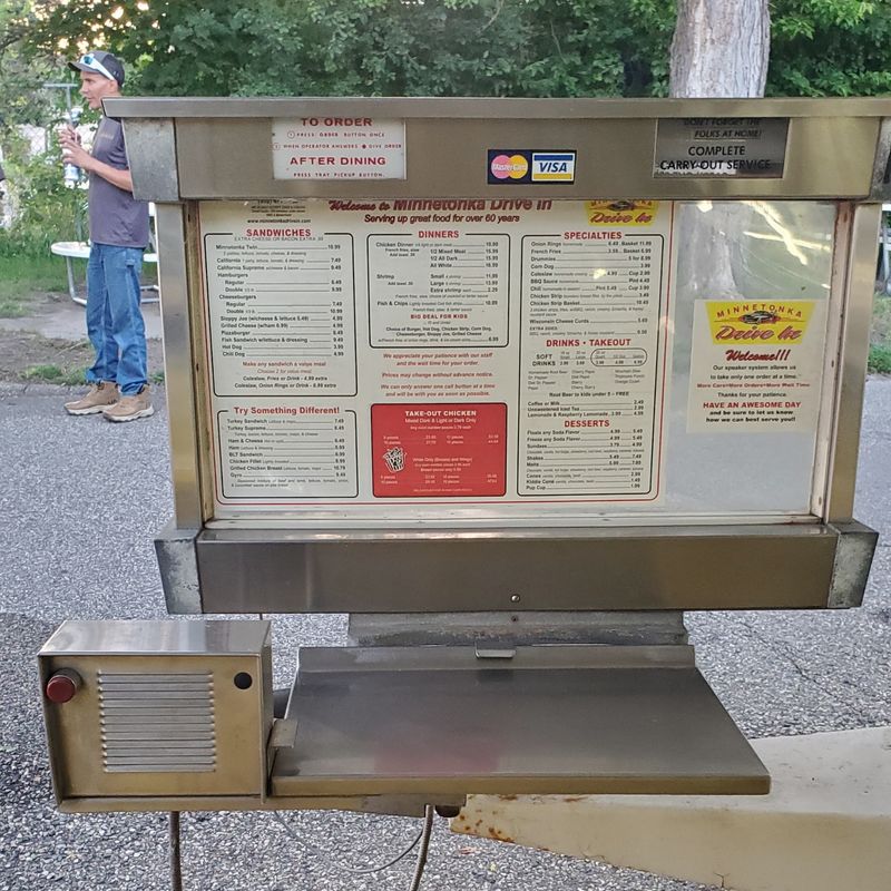 Speaker Boxes and Carhop Service