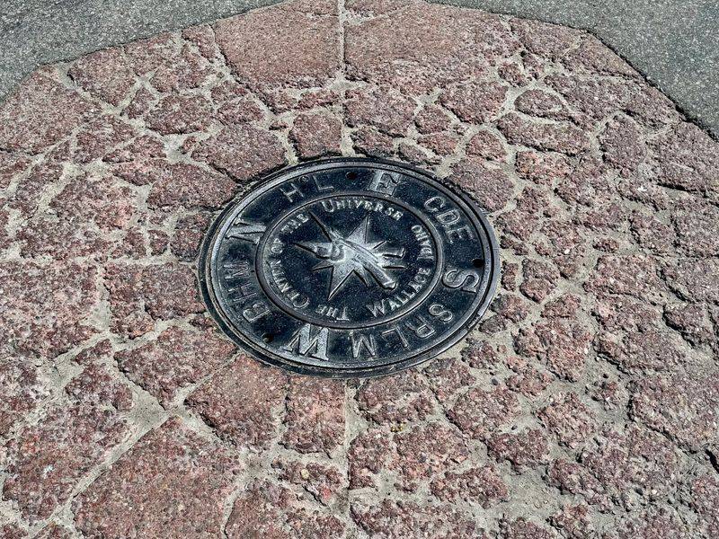 Stand at the Center of the Universe, Wallace, Idaho