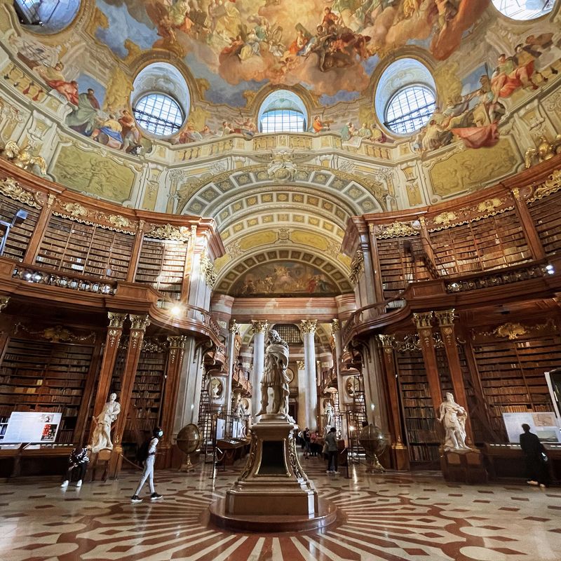 State Hall of the Austrian National Library, Vienna, Austria