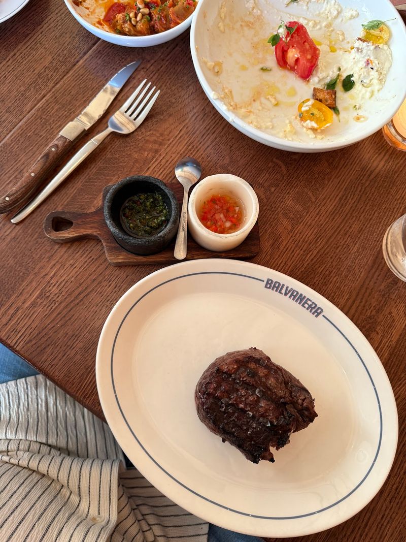Steaks with a Side of Green Sauce Steaks with a Side of Green Sauce