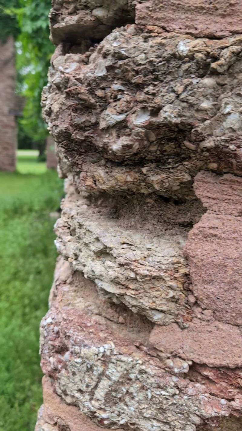 Stone Ruins and Walls Full of Fossils