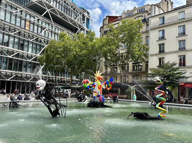 Stravinsky Fountain, Paris, France