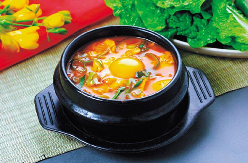 Sundubu Jjigae (Spicy Soft Tofu Stew)