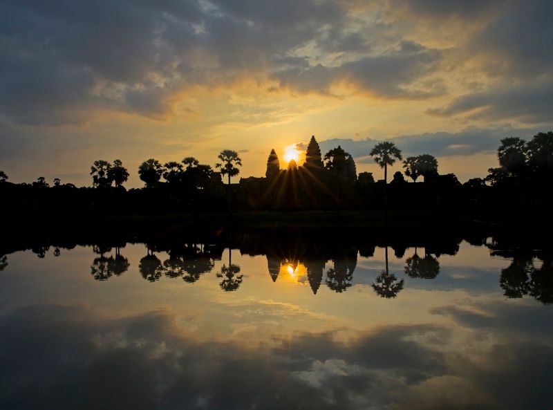 Sunrise Over the Five Towers