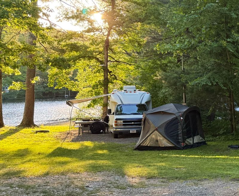 Sutton Falls Camping Area, Sutton, MA