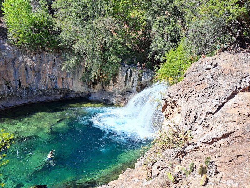 Swimming Below the Big Falls