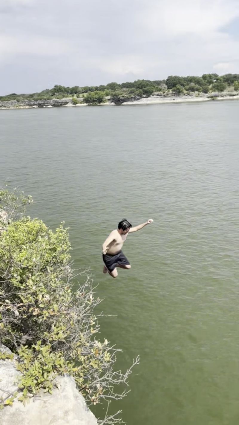 Swimming, Bluffs, and Clear Water Swimming, Bluffs, and Clear Water