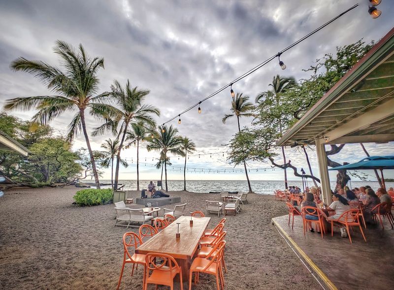 Tables Right in the Sand