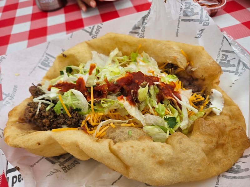 Tacos Built on Fry Bread