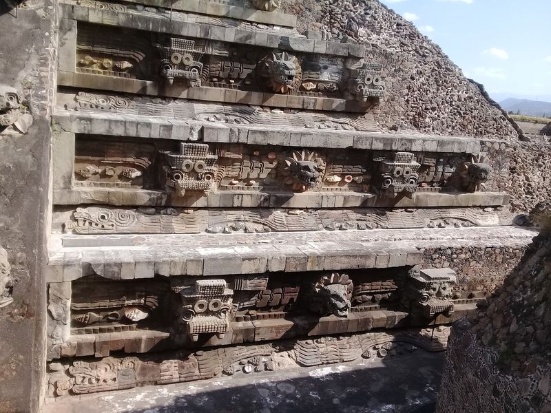 Temple of the Feathered Serpent, Teotihuacán, Mexico