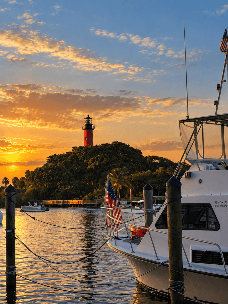 That Famous Red Lighthouse Across the Water