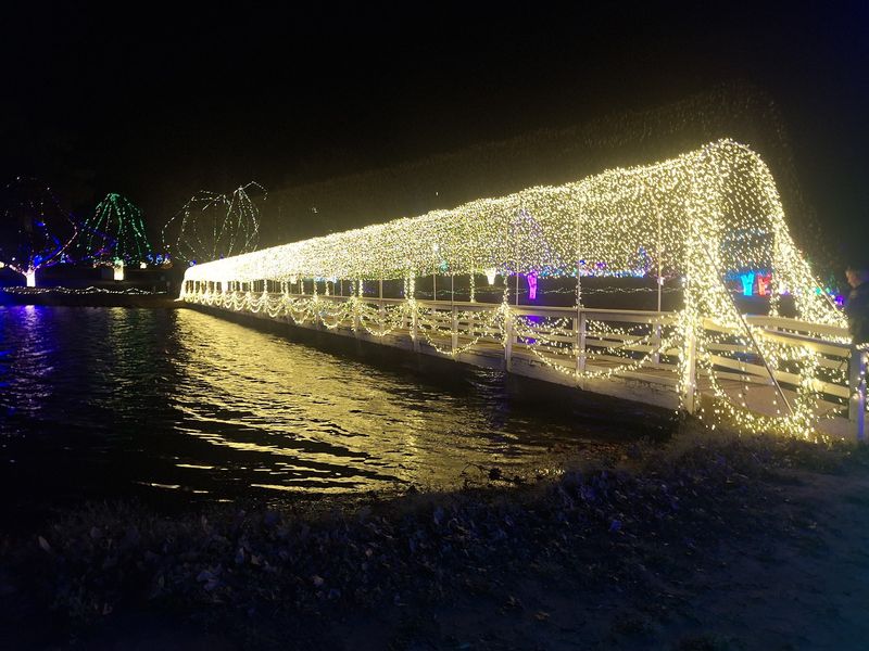 That Show-Stopping Lighted Bridge