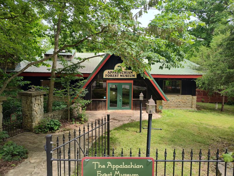 The Appalachian Forest Museum Doorway