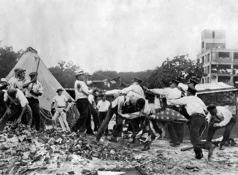 The Bonus Army March, 1932