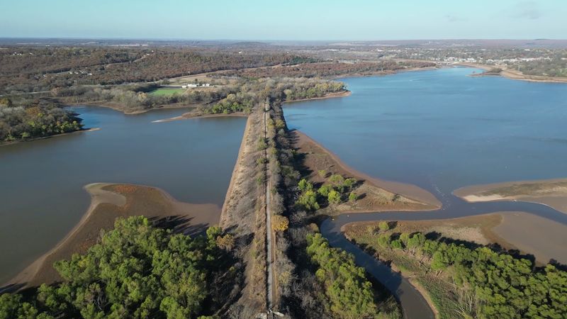 The Burned Bridge Over the River