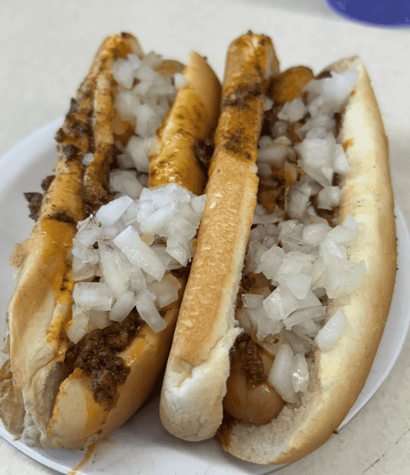 The Coney Dog on a Steamed Bun The Coney Dog on a Steamed Bun