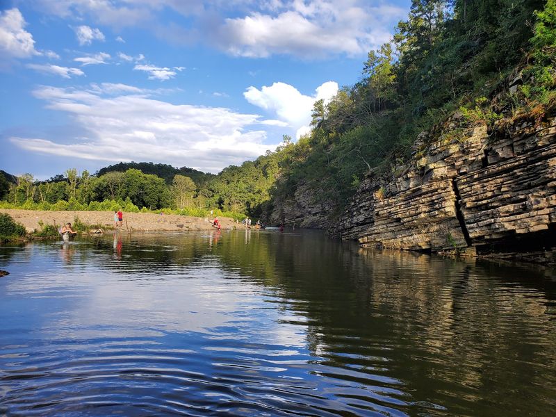 The Crystal-Clear Lower Mountain Fork River The Crystal-Clear Lower Mountain Fork River