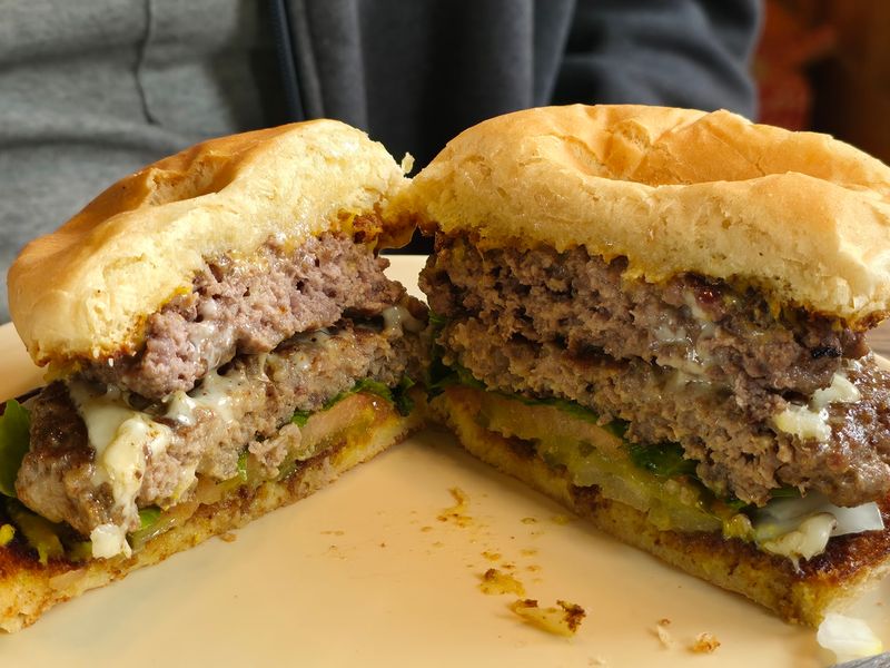 The Depot Double and Other Big Burgers