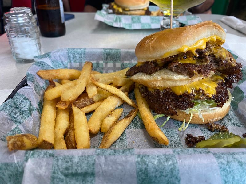 The Giant Double Smash Burger The Giant Double Smash Burger