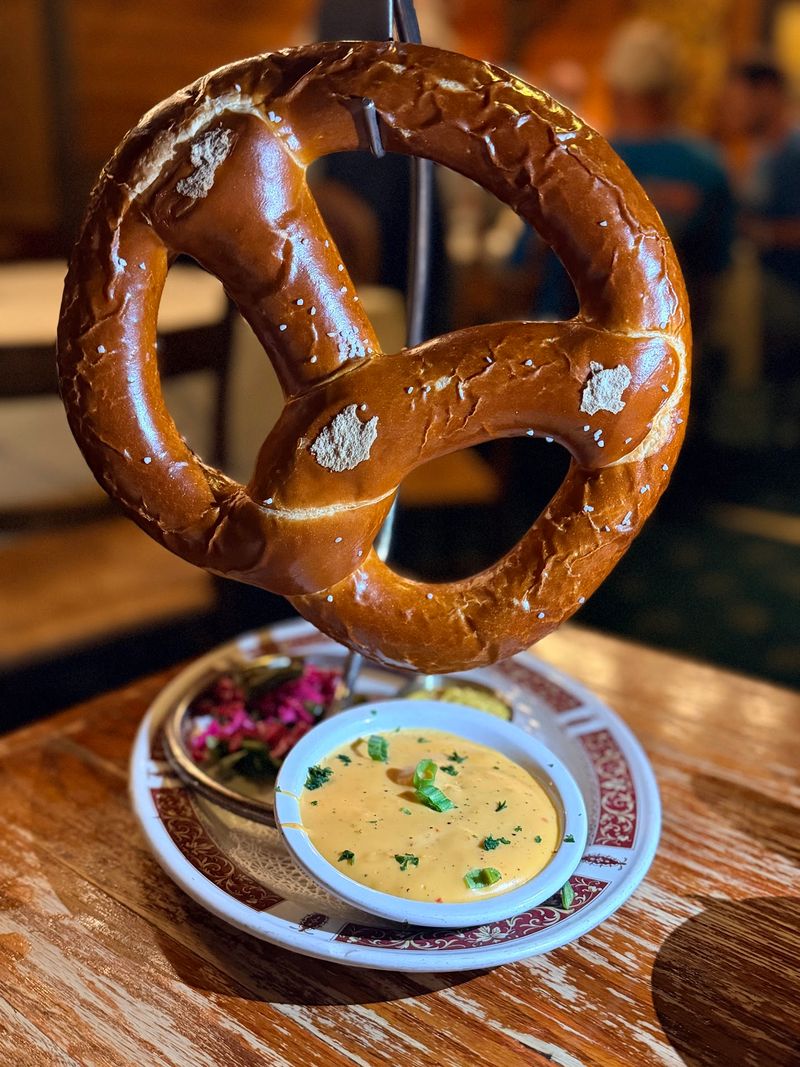 The Giant Pretzel and Beer Cheese The Giant Pretzel and Beer Cheese